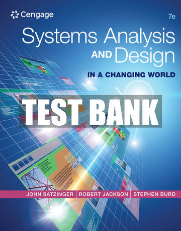 Test Bank Systems Analysis and Design in a Changing World
