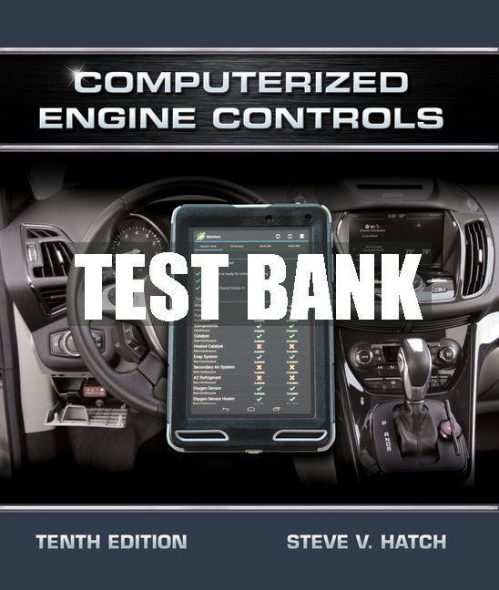 Test Bank Computerized Engine Controls