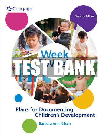 Test Bank Week by Week: Plans for Documenting Children's Development