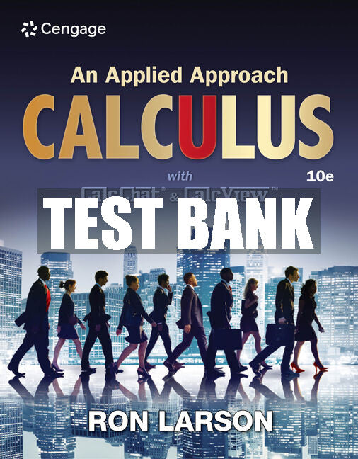 Test Bank Calculus: An Applied Approach