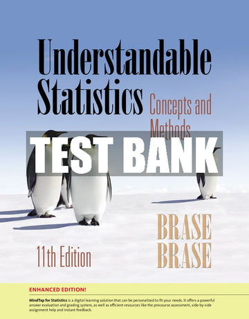 Test Bank Understandable Statistics: Concepts and Methods, Enhanced