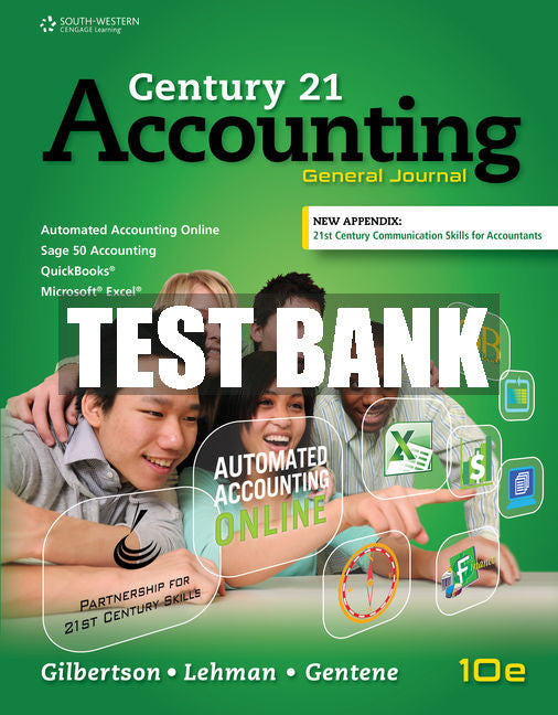 Test Bank Century 21 Accounting: General Journal, Copyright Update