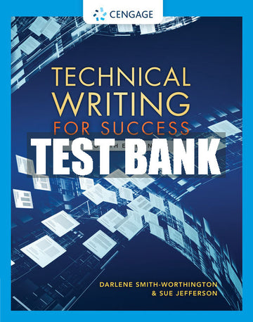 Test Bank Technical Writing for Success