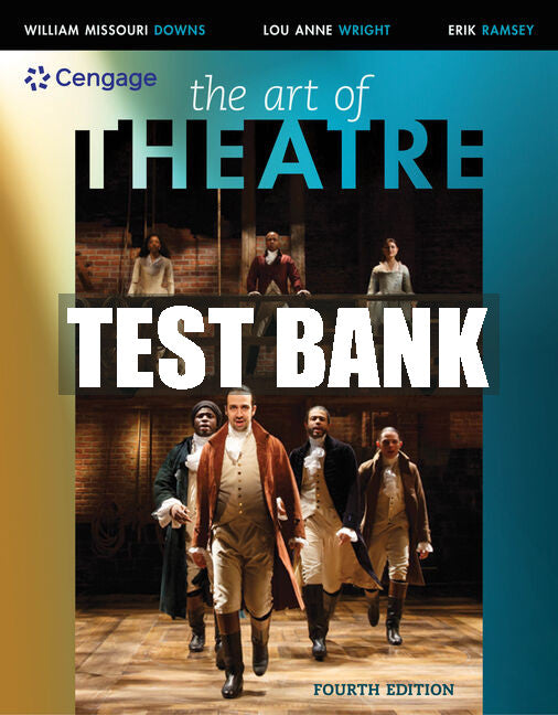 Test Bank The Art of Theatre: Then and Now