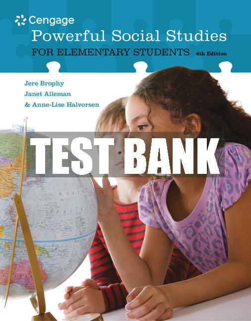 Test Bank Powerful Social Studies for Elementary Students