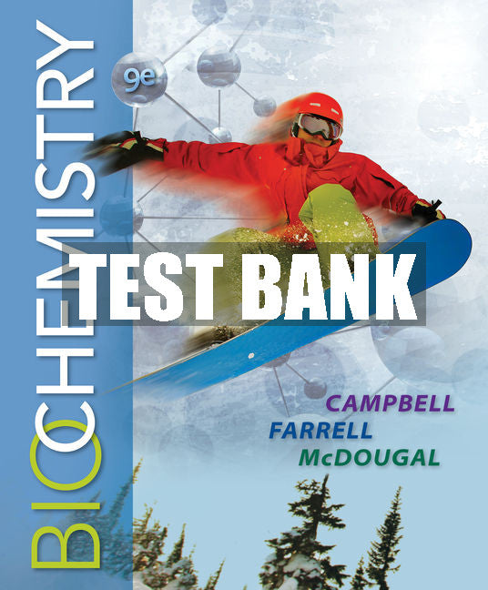 Test Bank Biochemistry
