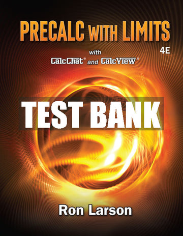 Test Bank Precalculus with Limits
