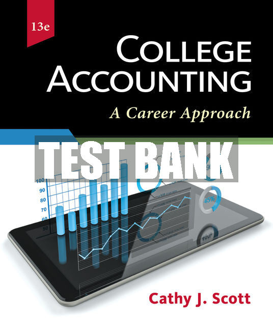 Test Bank College Accounting: A Career Approach