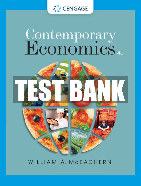 Test Bank Contemporary Economics
