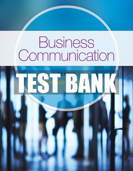 Test Bank Business Communication