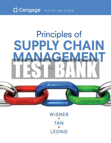 Test Bank Principles of Supply Chain Management: A Balanced Approach