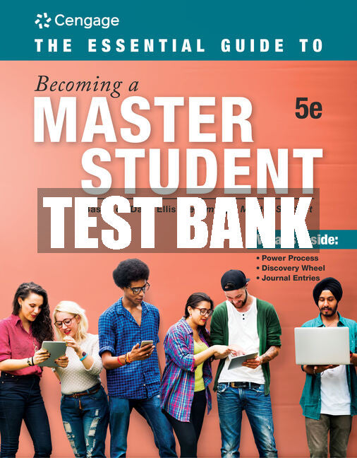 Test Bank The Essential Guide to Becoming a Master Student