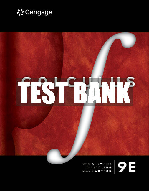 Test Bank Calculus