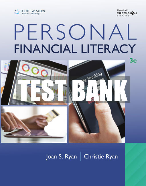 Test Bank Personal Financial Literacy Updated, Precision Exams Edition
