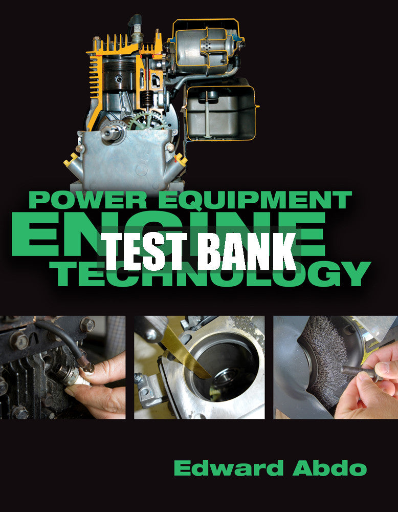 Test Bank Power Equipment Engine Technology