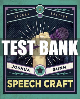 Test Bank Speech Craft - Second Edition ©2021