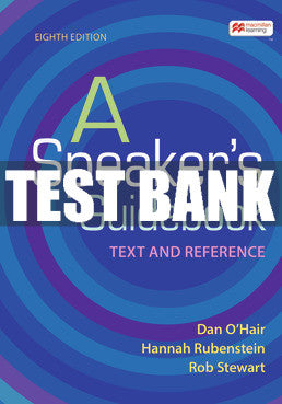 Test Bank A Speaker's Guidebook - Eighth Edition ©2022