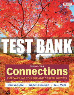Test Bank Connections - Third Edition ©2022