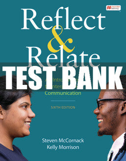 Test Bank Reflect & Relate - Sixth Edition ©2022