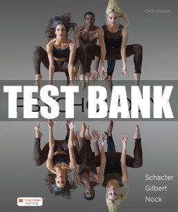 Test Bank Psychology - Sixth Edition ©2023