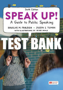 Test Bank Speak Up! - Sixth Edition ©2023