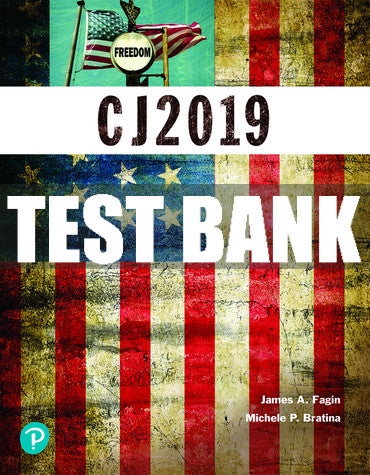 Test Bank CJ 2019 1st Edition