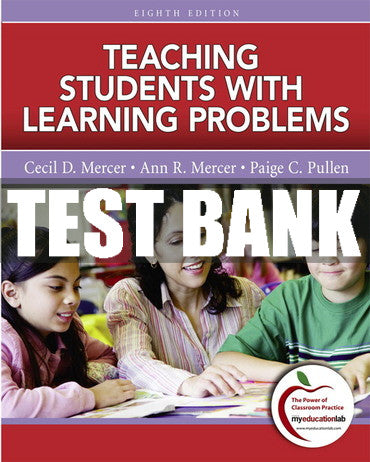 Test Bank Teaching Students with Learning Problems 8th Edition