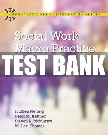 Test Bank Social Work Macro Practice 6th Edition