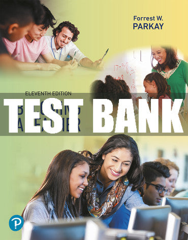 Test Bank Becoming a Teacher 11th Edition