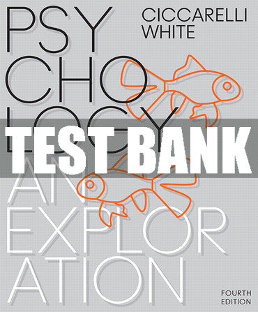 Test Bank Psychology: An Exploration 4th Edition