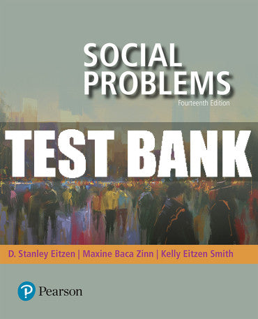 Test Bank Social Problems 14th Edition
