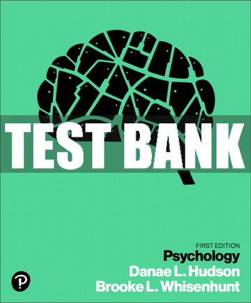 Test Bank Psychology 1st Edition