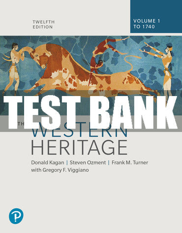 Test Bank Western Heritage, The, Volume 1 12th Edition