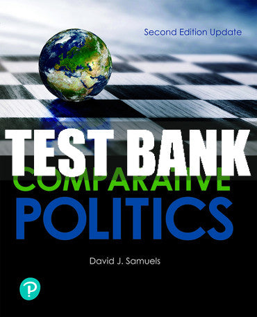 Test Bank Comparative Politics, Updated Edition 2nd Edition