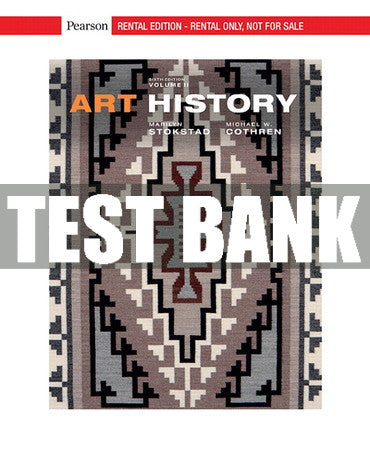 Test Bank Art History, Volume 2 6th Edition