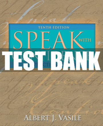 Test Bank Speak with Confidence: A Practical Guide 10th Edition