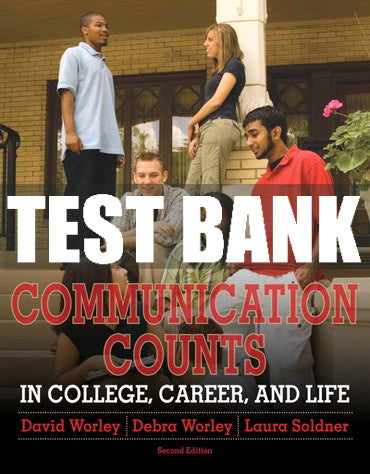 Test Bank Communication Counts in College, Career, and Life 2nd Edition