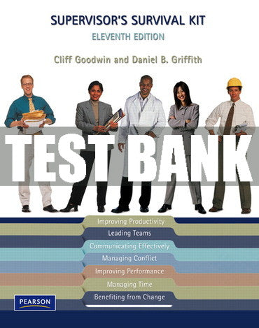 Test Bank Supervisor's Survival Kit 11th Edition
