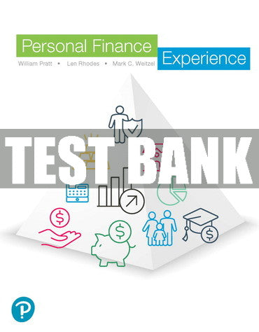 Test Bank Personal Finance Experience 1st Edition