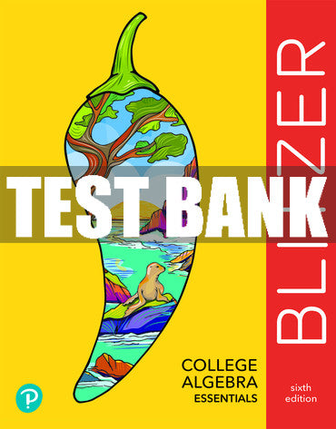 Test Bank College Algebra Essentials 6th Edition