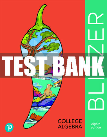 Test Bank College Algebra 8th Edition