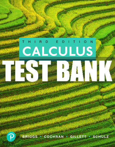 Test Bank Calculus 3rd Edition