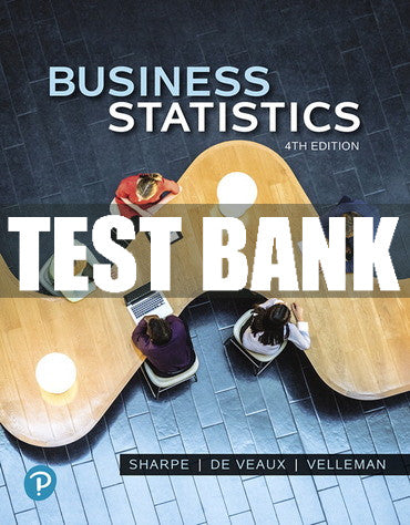 Test Bank Business Statistics 4th Edition