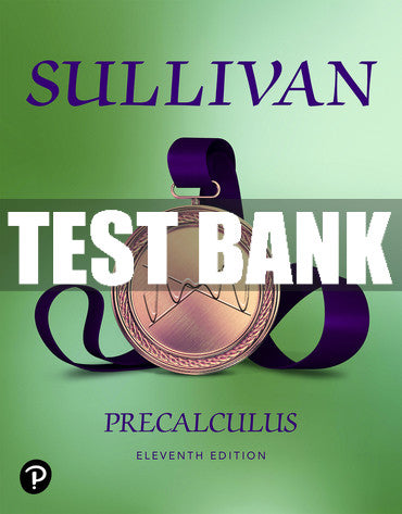 Test Bank Precalculus 11th Edition