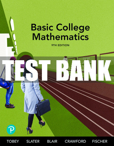 Test Bank Basic College Mathematics 9th Edition