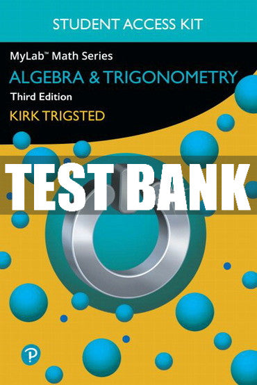 Test Bank Algebra & Trigonometry 3rd Edition