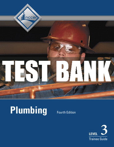 Test Bank Plumbing, Level 3 4th Edition