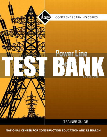 Test Bank Power Line Worker, Level 1 1st Edition
