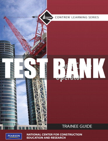 Test Bank Tower Cranes, Level 1 1st Edition
