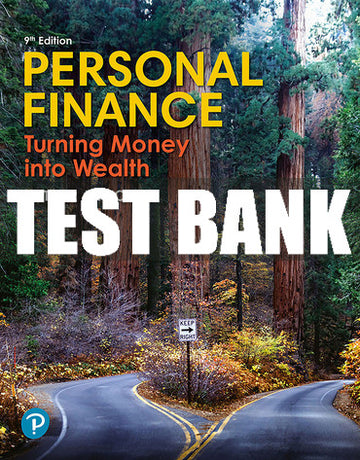 Test Bank Personal Finance 9th Edition